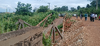 Photo of the collapsed bridge