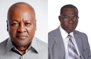 President John Mahama (L) and Dr Isaac Opoku (R) President John Mahama (L) and Dr Isaac Opoku (R)