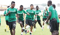 The Stars gear up for Mali this afternoon. PICTURE: FRANK A. SHERIFF