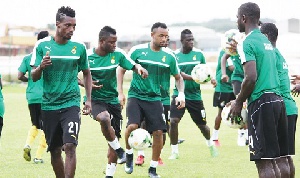 Black Stars Gabon Training
