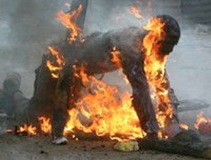 A family of four sustained burns in an inferno, which occurred on Thursday at Taifa in Ashaiman