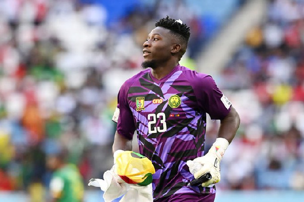 Cameroon goalkeeper, Andre Onana
