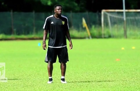 Sulley Muntari has been training with Hearts at the Legon Park to keep his fitness