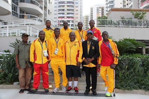NPC President with para team and delegates