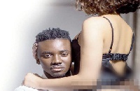 Rison and the lady in one of the controversial photos