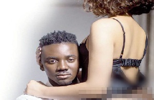 Rison and the lady in one of the controversial photos