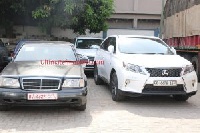 The Ghana Revenue Authority intercepted the vehicles at a funeral in kumasi