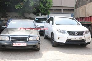 The Ghana Revenue Authority intercepted the vehicles at a funeral in kumasi