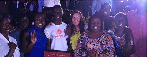 Crowdfrica was named one of the best 100 startups in Ghana at the 2017 Startup Awards