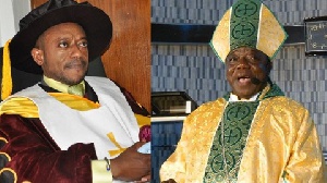 Rev. Isaac Owusu Bempah and Bishop John Yaw Adu