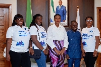 Daniel Osei Tuffuor with Sierra Leone First Lady, others