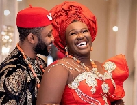 Warri Pikin with her husband, Ikechukwu