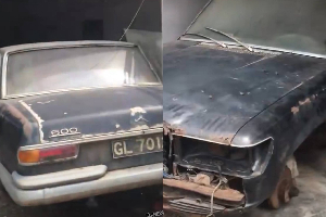 Some of the abandoned cars at the warehouse