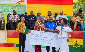 Madam Yaa Adjeley was adjudged the 2022 National Best Female farmer
