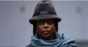 Diezani Alison-Madueke outside Southwark Crown Court in January Diezani Alison-Madueke outside Southwark Crown Court in January