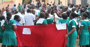 The nurses intend pitching camp at the Ministries and will not leave until their demands are granted