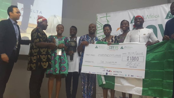 Inventive Explorers from Nigeria won the grand prize at JA COY competition