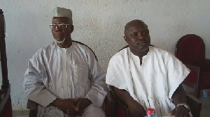 Mr Christopher Boabil Somiteyen (Right), District Chief Executive for Talensi