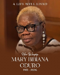 Mary Bibiana Oduro was called to glory on September 9, 2026