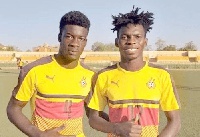 Maxwell Arthur (left) and Muntari Kamaheni are key members of Ghana's Black Satellites