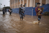 he heavy rains and floods have killed at least 107 people in Brazil