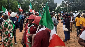 Nigeria Labour Congress protesters