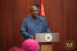 John Dramani Mahama is Ghana's President