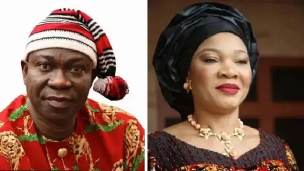 Nigerian politician Ike Ekweremadu and wife Beatrice