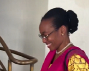 Zanetor's reaction as she was being referred to as 'incoming Defence Minister'