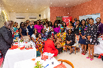 Absa Bank Senior Management pose with mothers