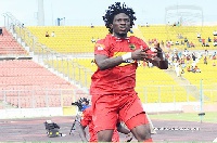 Yacouba Sogne scored twice as Kotoko beat defending champions Aduana Stars