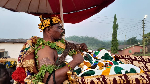 Awulae Amankrah Panyin Abbabio VI, the newly installed as a new Paramount Chief of Gwira Trad Area