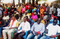 A section of the residents of Talensi at the press conference