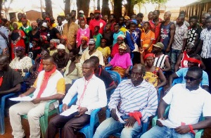 A section of the residents of Talensi at the press conference