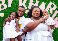 MzzNaki and Kojo Prince with their children