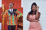 Okyeame Kwame surprises Asantewaa at residence Okyeame Kwame surprises Asantewaa at residence
