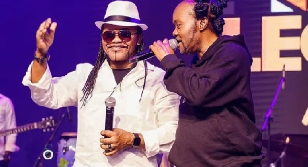 L-R: Nana Acheampong and Daddy Lumba in 2023