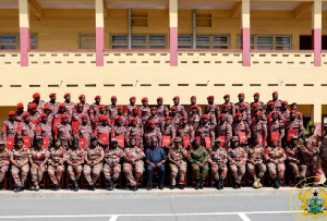 Fifty officers have pass out as the first batch of retrained GNFS fire police