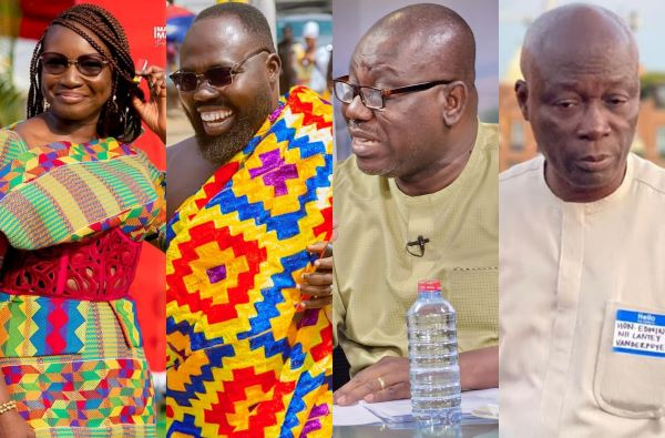 L - R: Joyce Bawah Mogtari, Dr. Peter Otokunor, Isaac Adongo and Nii Lante Vanderpuye