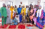 Dr. Mike Oquaye Jnr. visited the Kwabenya Central Mosque