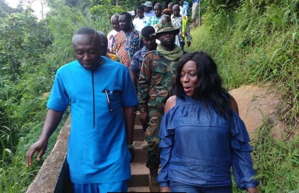 Mrs. Afeku expressed satisfaction at the level of work done so far by the Ghana Armed Forces