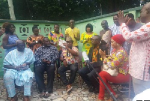 Mr. Kwaku Twumasi, Dora Kwarteng and Mary Afriyie Forson were visited at their various residence