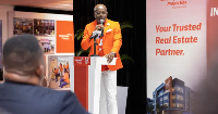 Kwadwo Nini Owusu speaking at an event