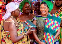 Serwaa Amihere has been unveiled as the kente ambassador at the Bonwire Kente Museum commisioning