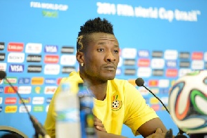 Ghana skipper Asamoah Gyan