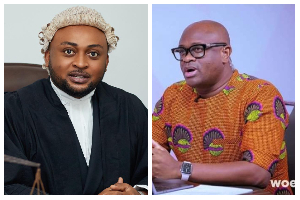 Vincent Ekow Assafuah (L) and Stanislav Xoese Dogbe