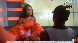 Berla Mundi and the gay gentleman during the interview on the 'Late Afternoon Show'