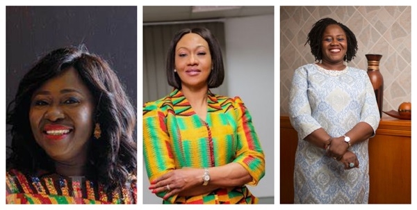 Akosua Frema Opare, Jean Mensa and Chief Justice, Gertrude Torkornoo