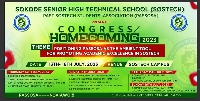 A flyer of the Sokode SHS homecoming anniversary