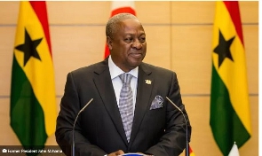 Former president of Ghana, John Dramani  Mahama